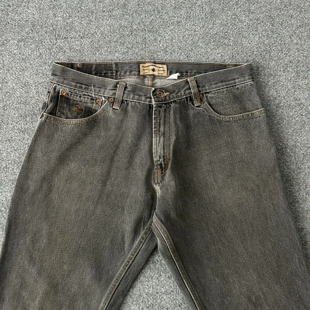 Rocawear Jeans Mens 36x31 Gray Straight Leg Regular Fit Charcoal Denim‎